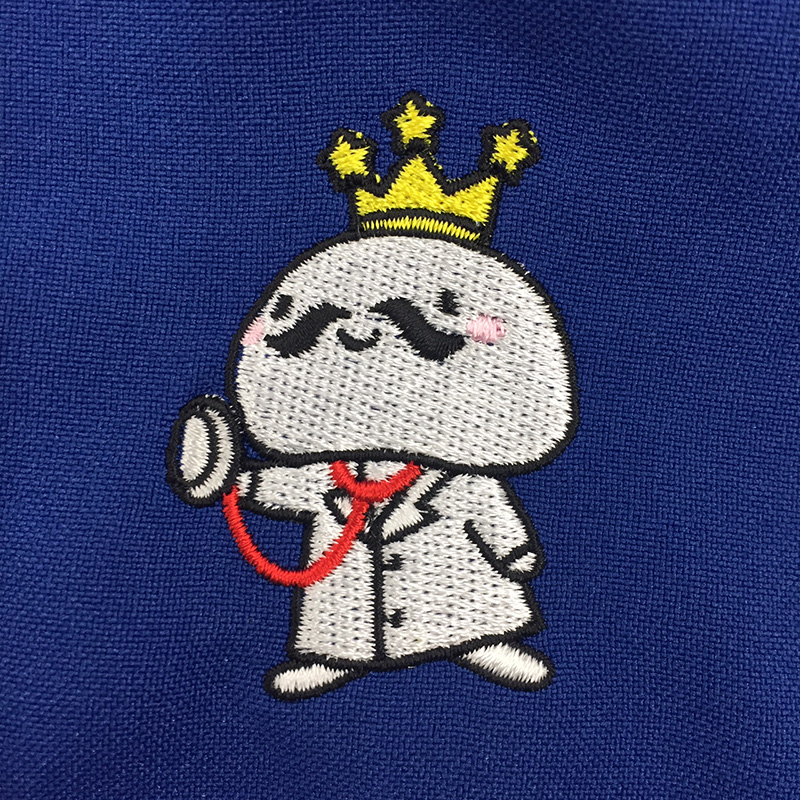 むつ総合病院様 ムチュラン 刺繍デザイン